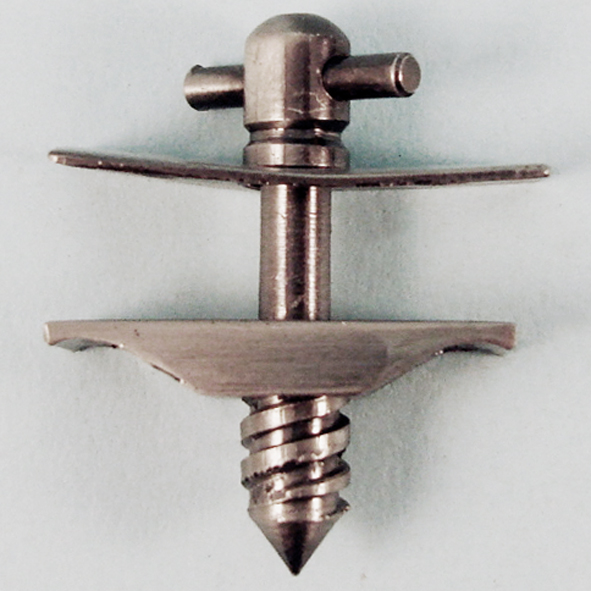 THD199/AN • 38mm o/a • Antique Nickel • Tee Pattern Batten Rod Screw